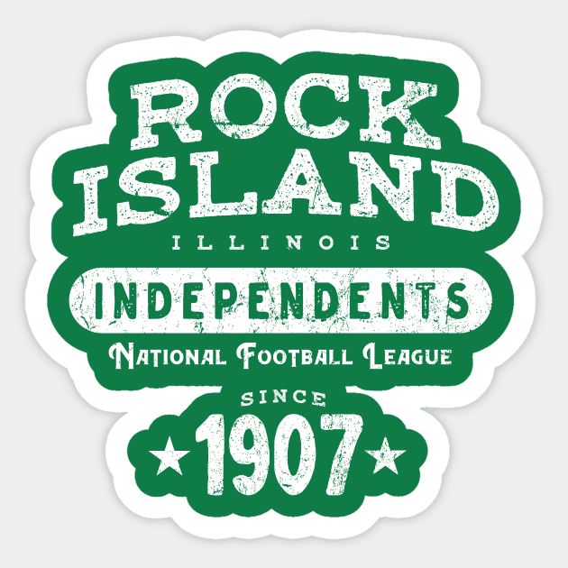 Rock Island Independents Sticker by MindsparkCreative